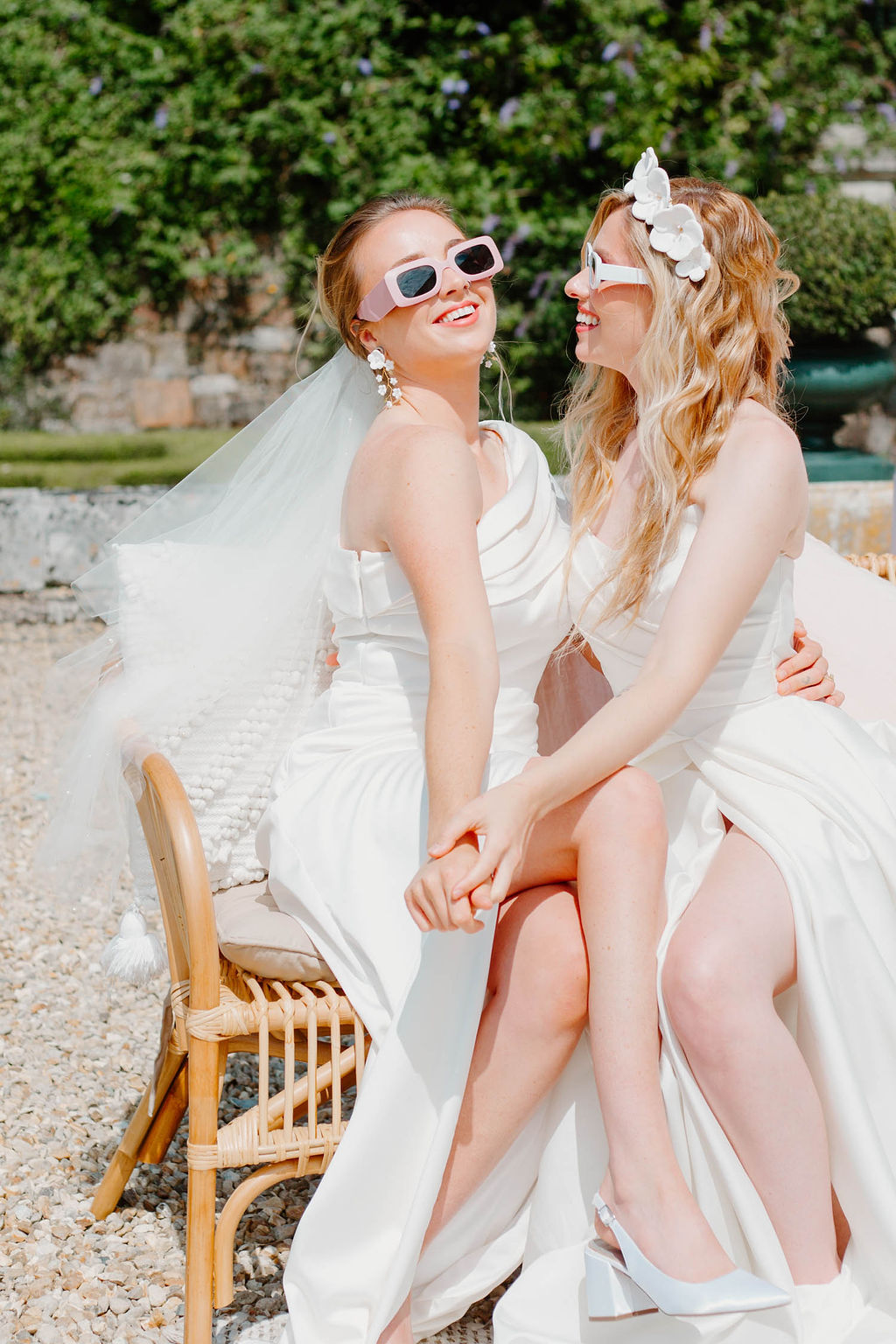 Pink Orange Yellow Wedding Ideas Mimosa Photography