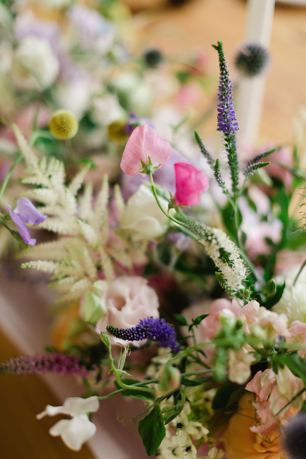Flower Centrepiece Decor Poland Barn Wedding Matt and Lena Photography