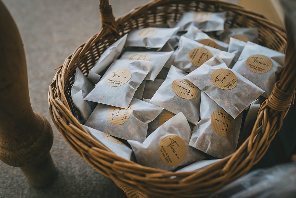Confetti Bags South Yorkshire Farm Wedding Amy Jordison Photography
