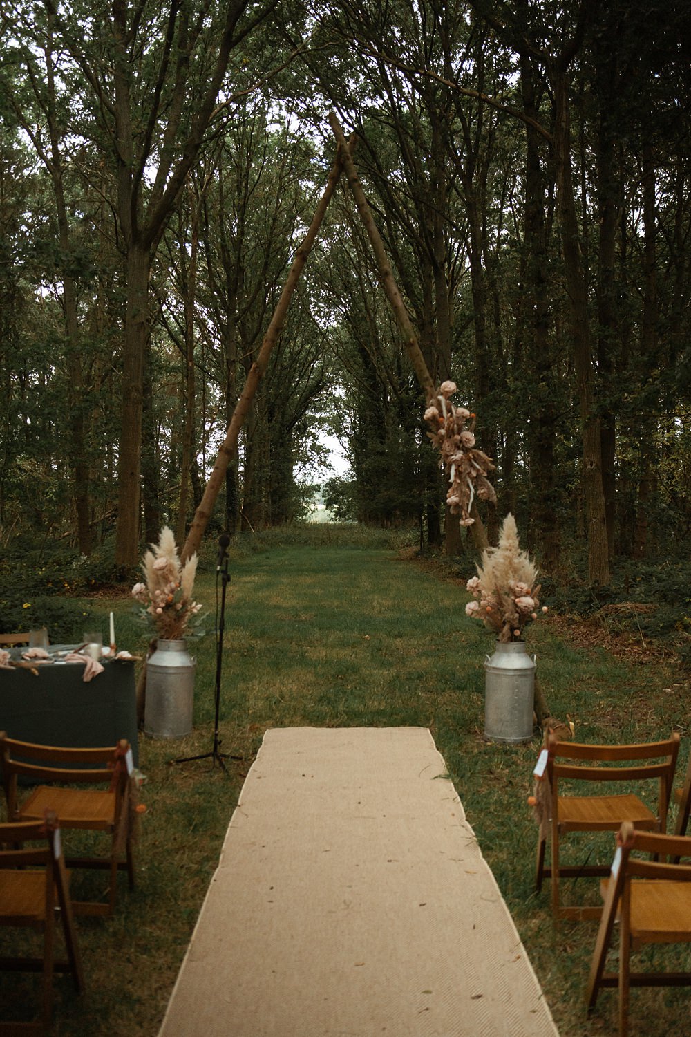 Triangle Arch Ceremony Flowers Swallows Nest Barn Wedding Rebel Love Club