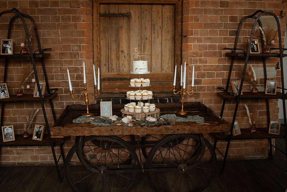 Cake Table Candles Swallows Nest Barn Wedding Rebel Love Club