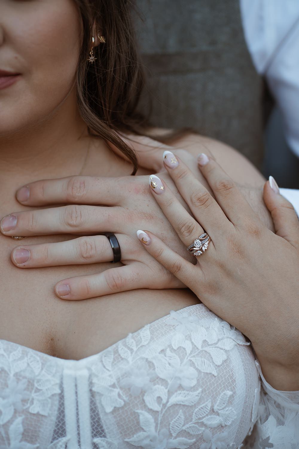 Nails Manicure Bride Rings Groom Swallows Nest Barn Wedding Rebel Love Club