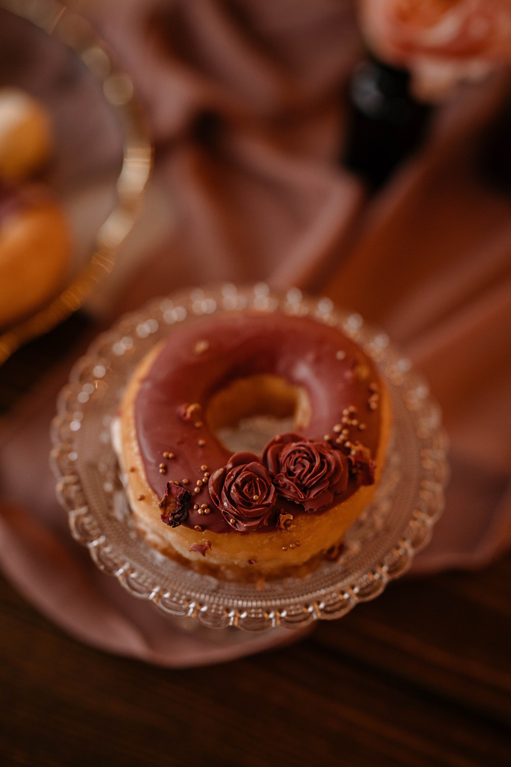 Doughnut Iced Walled Garden Helperby Wedding Natalie Hamilton Photography