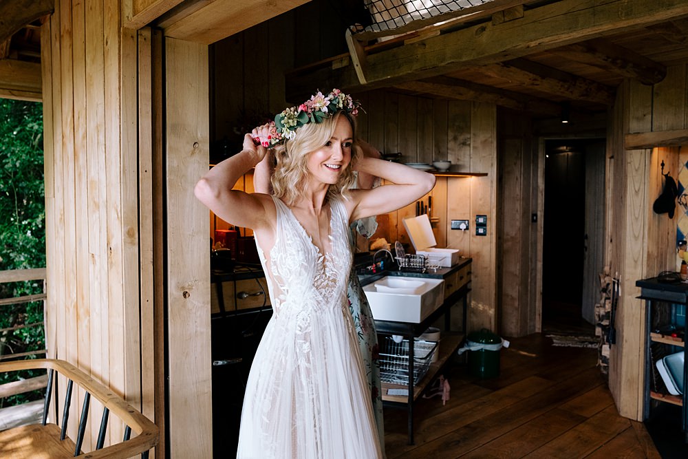 Hamlin Willowby by Watters Bride Gown Tulle Wilderness Wood Wedding Kerrie Wood Photography