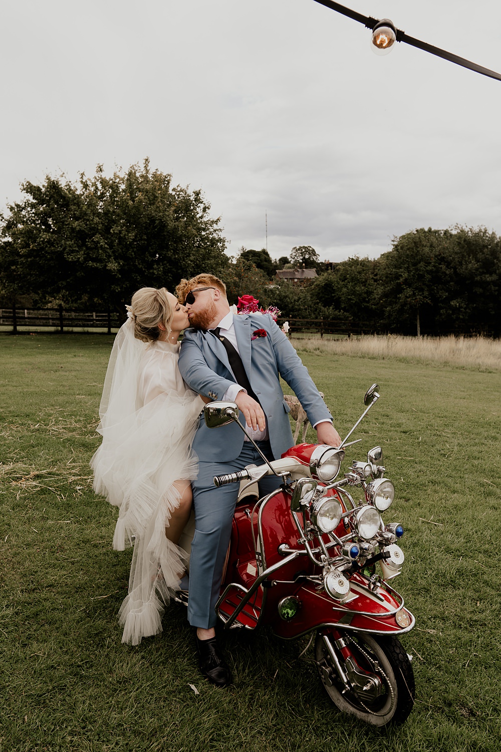 70s Disco Wedding Bubear Photography Motorbike Transport