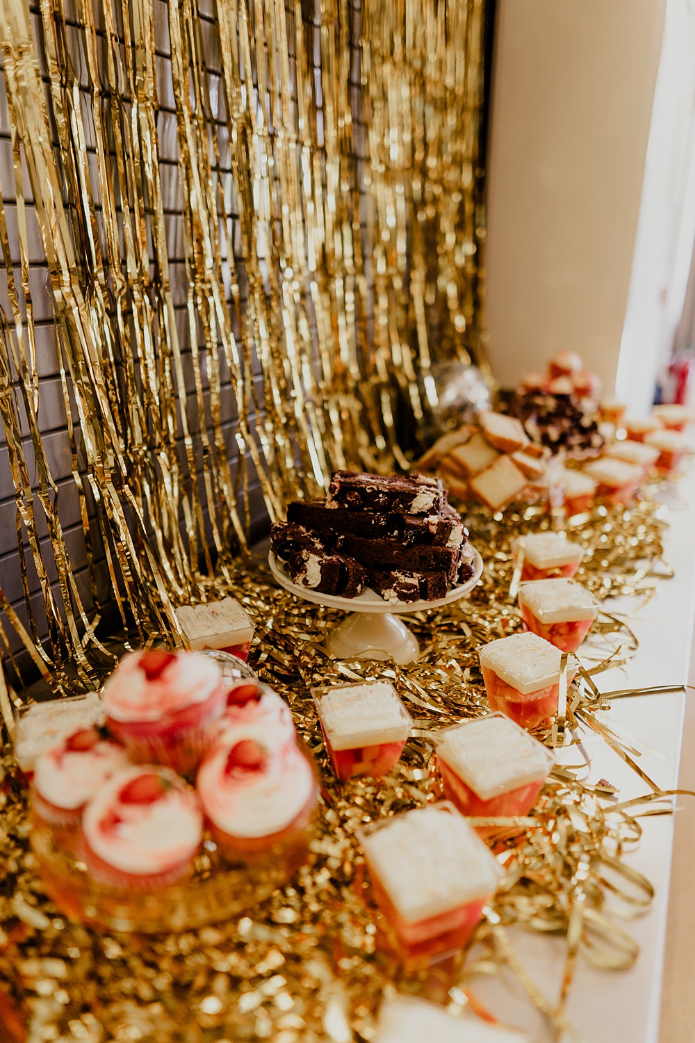 70s Disco Wedding Bubear Photography Dessert Treats Table