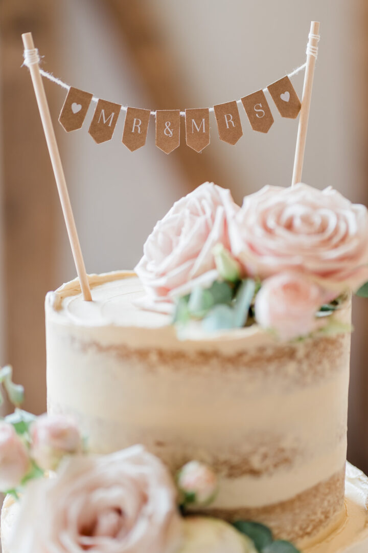 Bunting Wedding Cake Topper Gemma Giorgio
