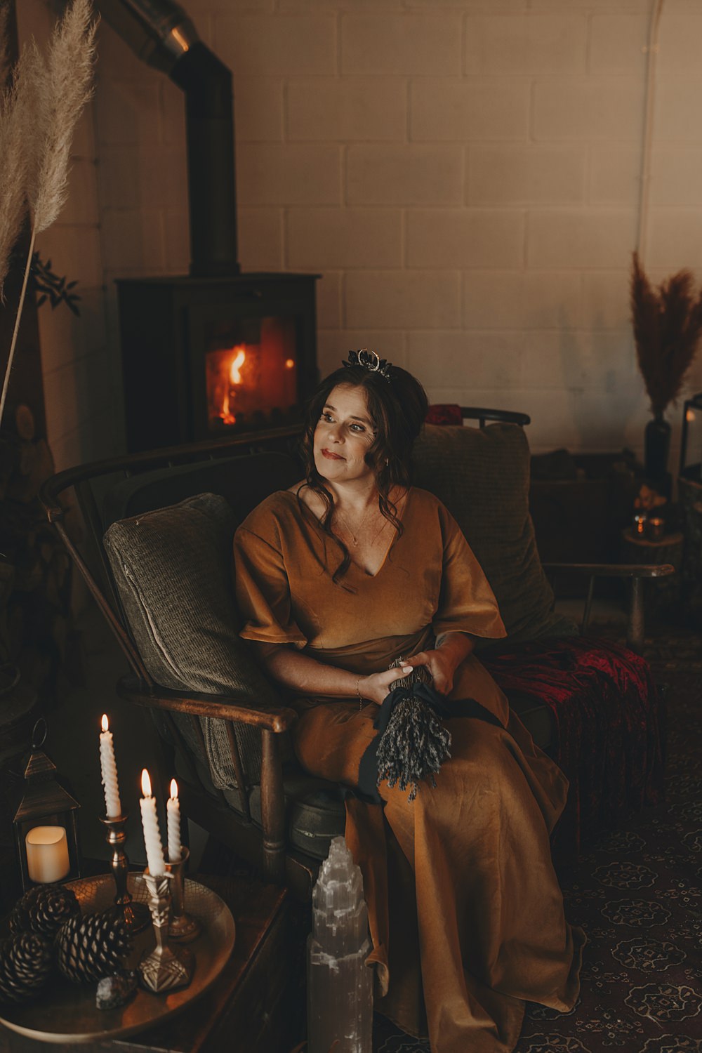 Celestial Witchy Winter Wedding Ideas Aurora Photographic