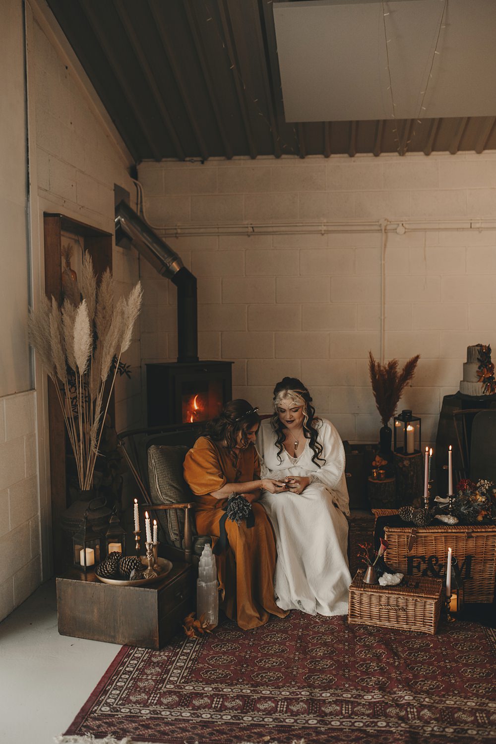 Celestial Witchy Winter Wedding Ideas Aurora Photographic
