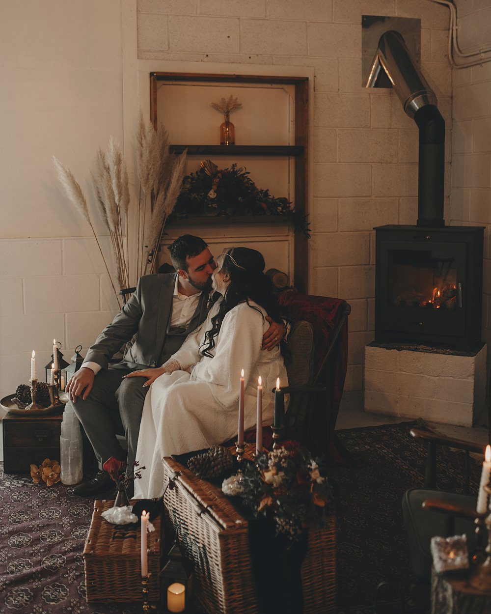 Celestial Witchy Winter Wedding Ideas Aurora Photographic