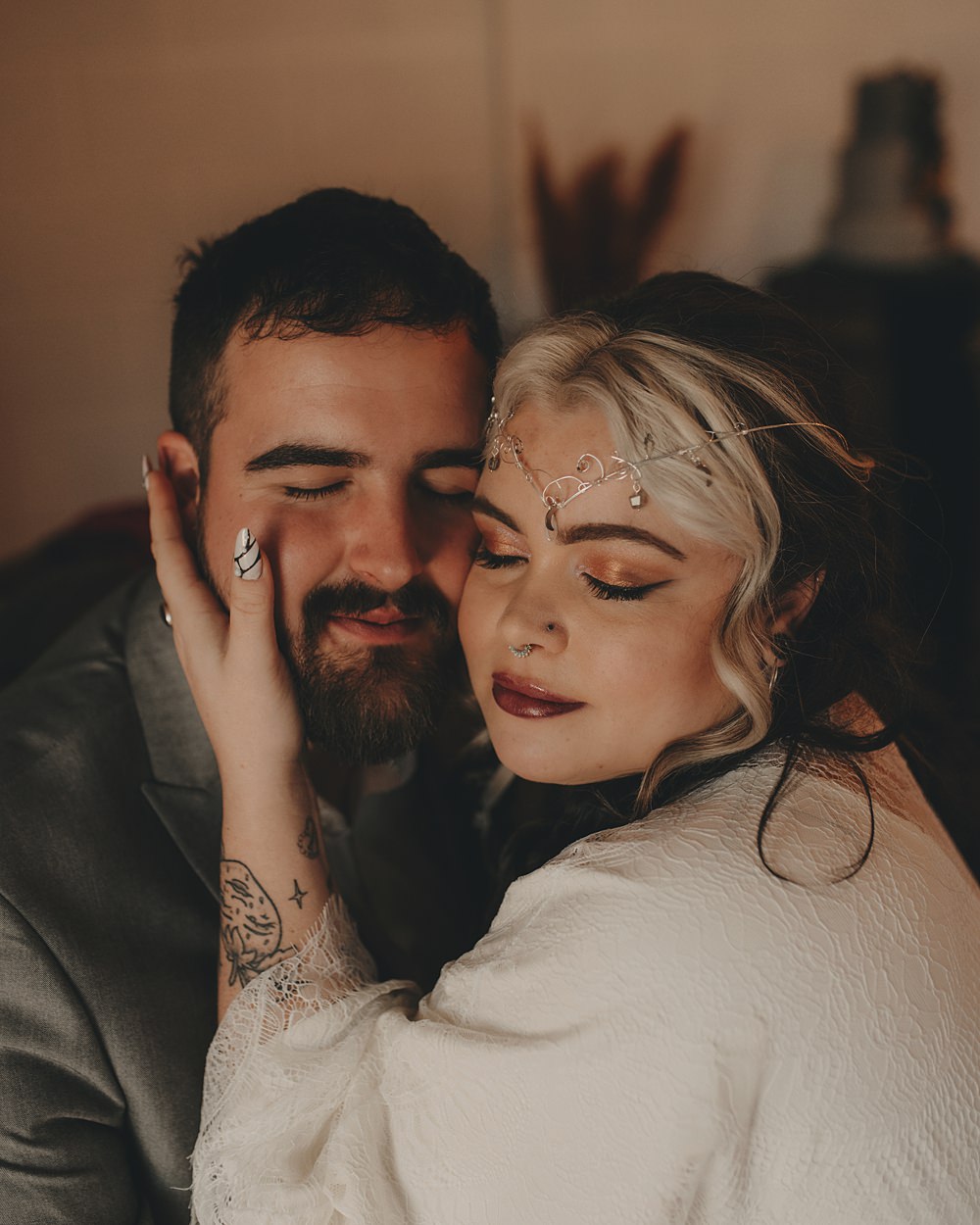 Celestial Witchy Winter Wedding Ideas Aurora Photographic