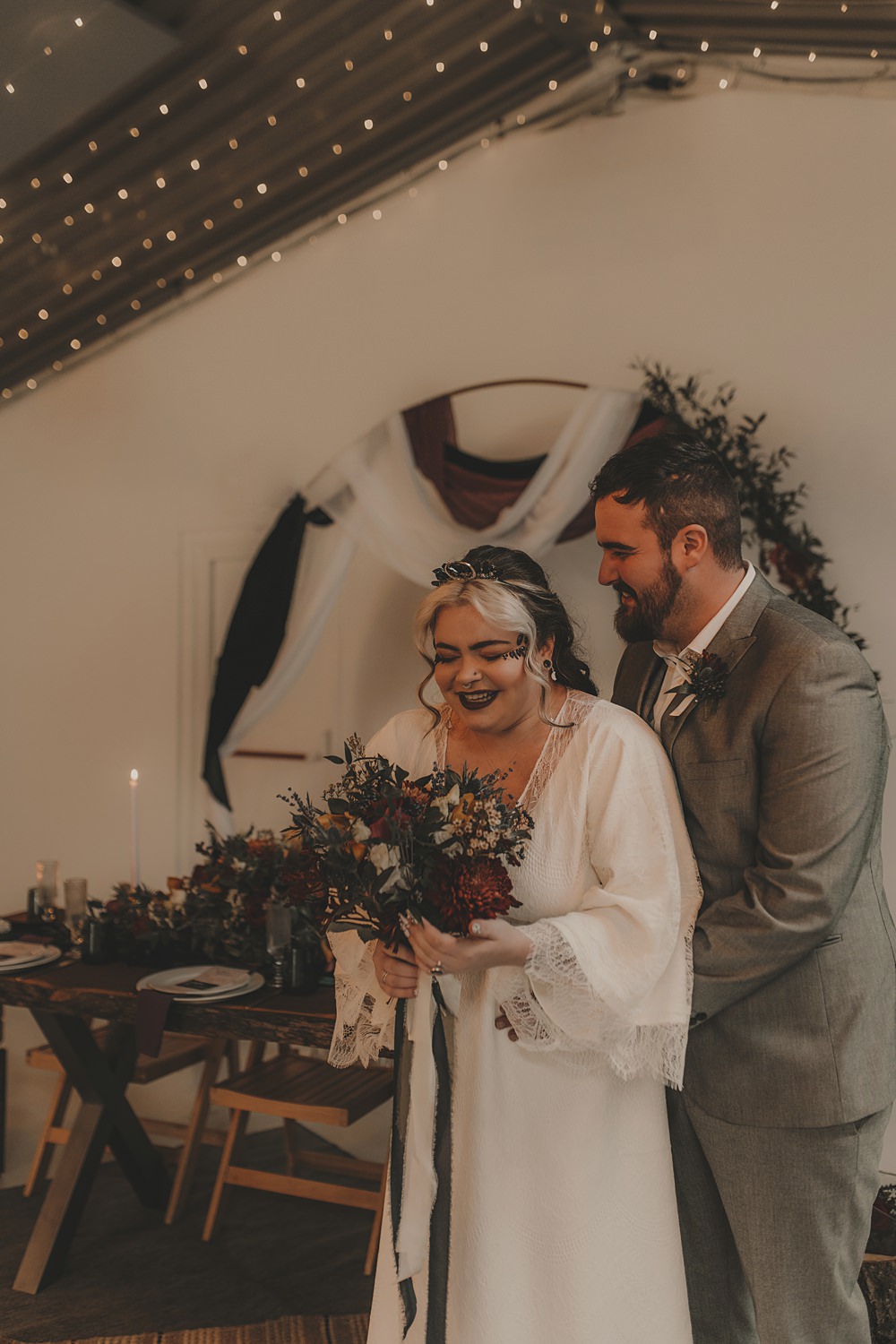 Celestial Witchy Winter Wedding Ideas Aurora Photographic