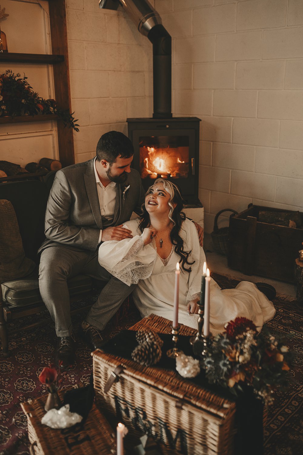 Celestial Witchy Winter Wedding Ideas Aurora Photographic