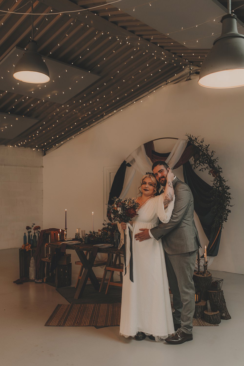 Celestial Witchy Winter Wedding Ideas Aurora Photographic