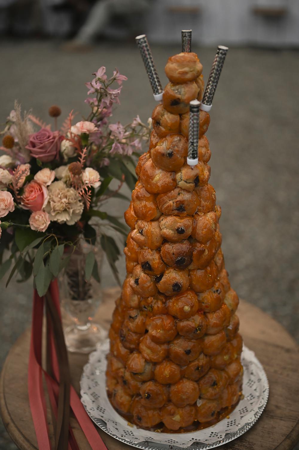 Chateau de Siradan Wedding Award Weddings Croquembouche Cake