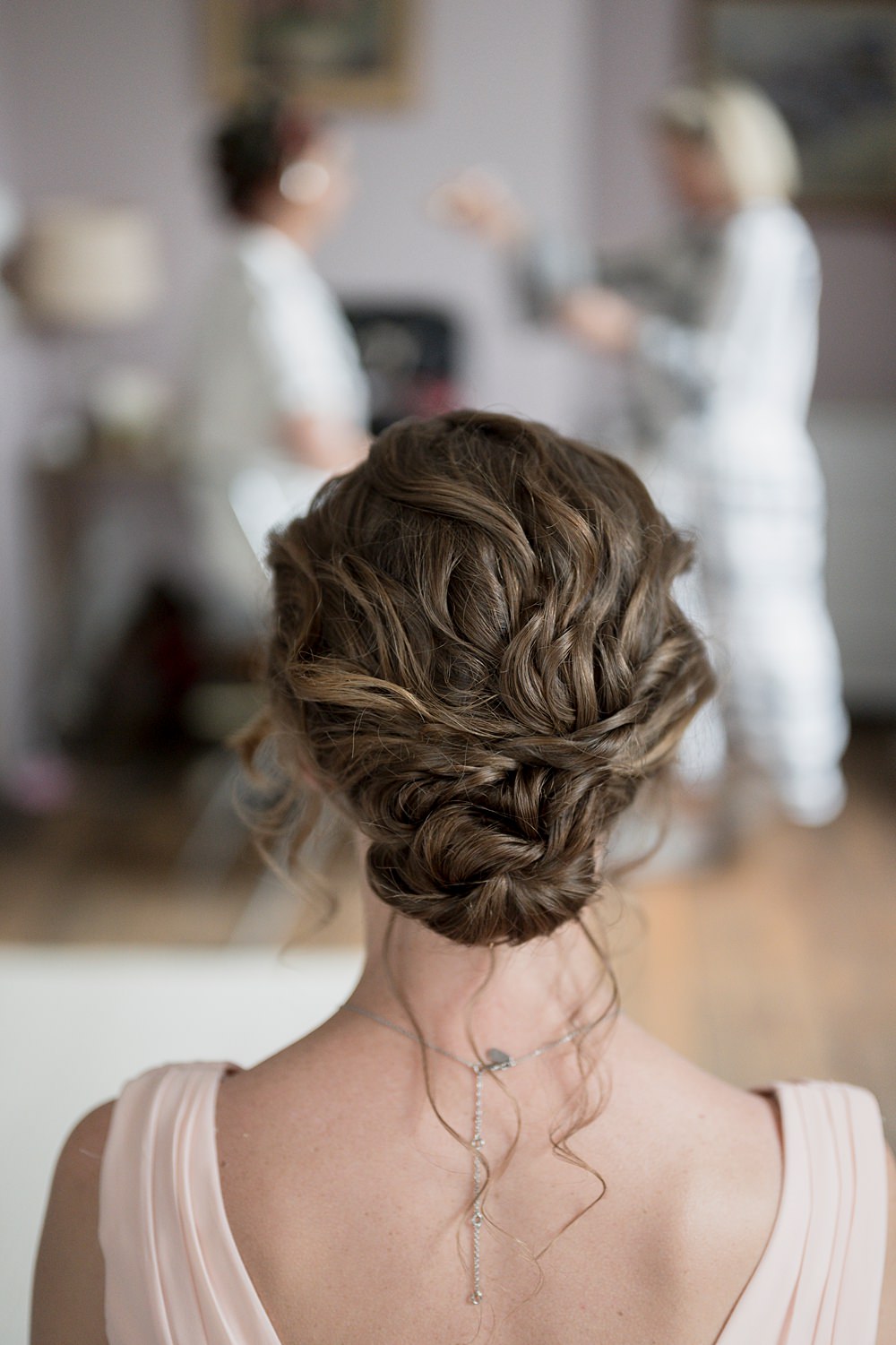 Chateau de Siradan Wedding Award Weddings Bridesmaid Hairstyle Up Do