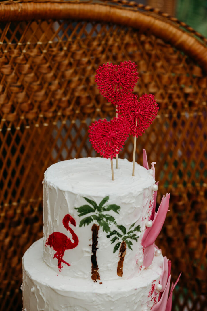 Crochet Heart Wedding Cake Toppers When Charlie Met Hannah