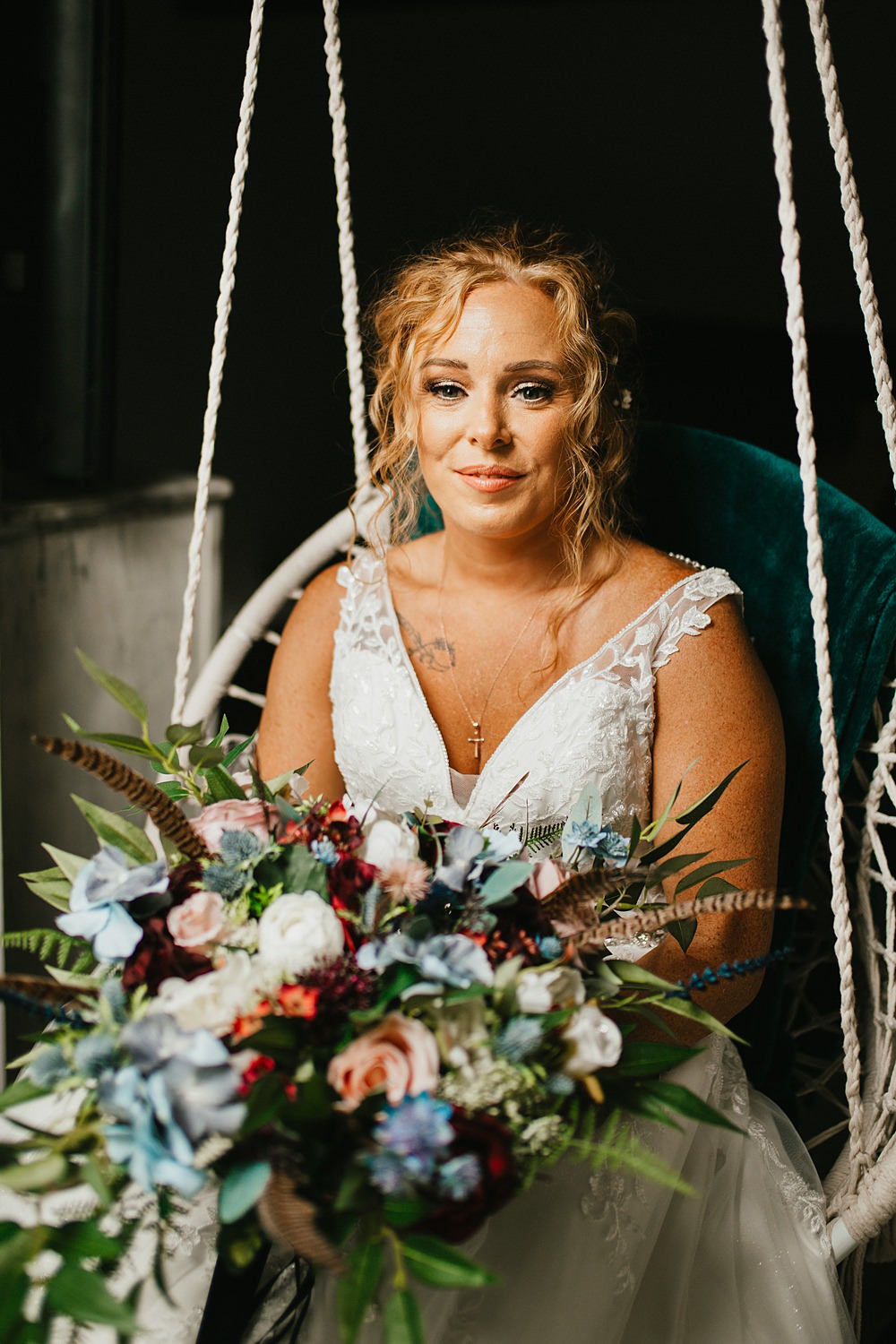 Farmer Barn Wedding DIY Rebecca Jones Photography Bride Makeup Natural Pretty