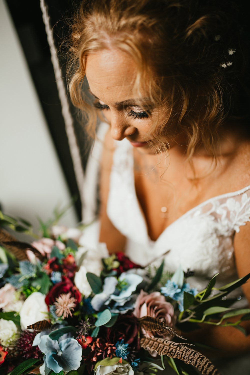 Farmer Barn Wedding DIY Rebecca Jones Photography Bride Makeup Natural Pretty