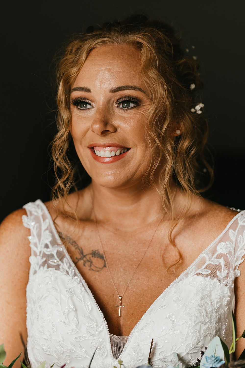 Farmer Barn Wedding DIY Rebecca Jones Photography Bride Makeup Natural Pretty