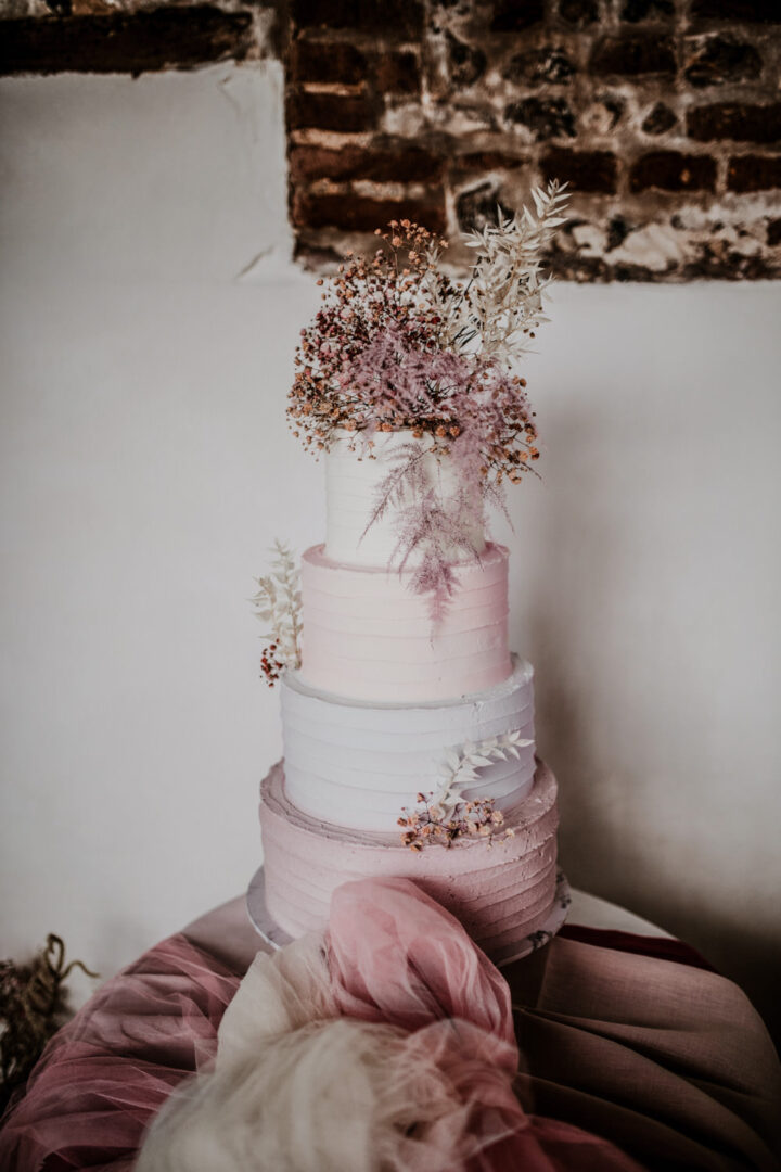 Flowers Wedding Cake Topper Camilla Andrea Photography