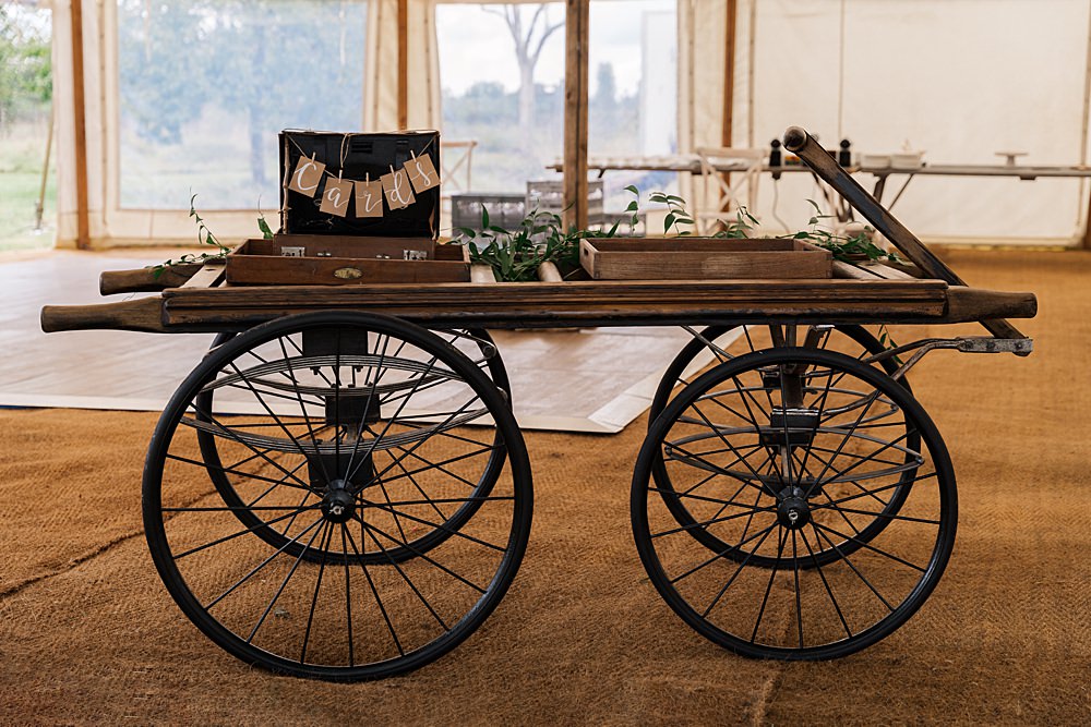 Orchard Wedding Just James Weddings Wagon Cart Table Decor