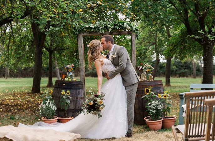 Orchard Wedding Just James Weddings