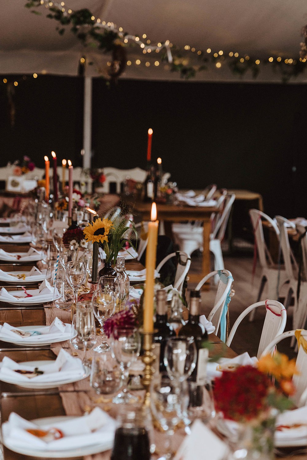 Safari Tent Wedding Indie Love Photography Table Decor Flowers Tall Candles