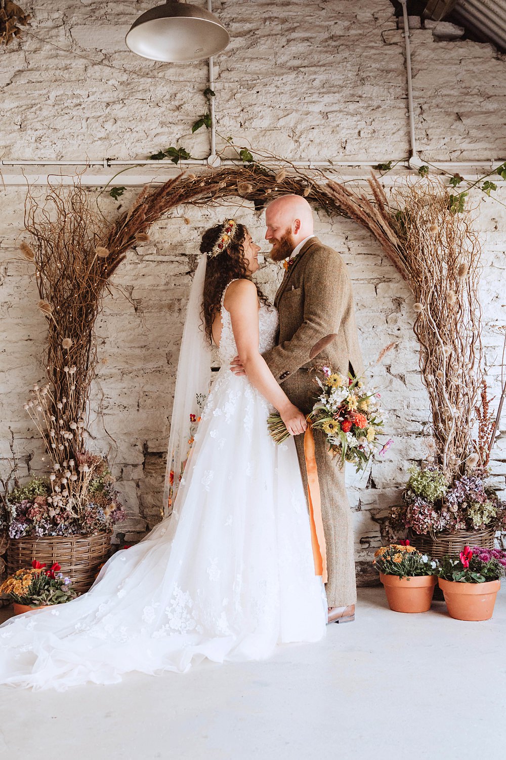 Safari Tent Wedding Indie Love Photography Willow Arch Ceremony Backdrop