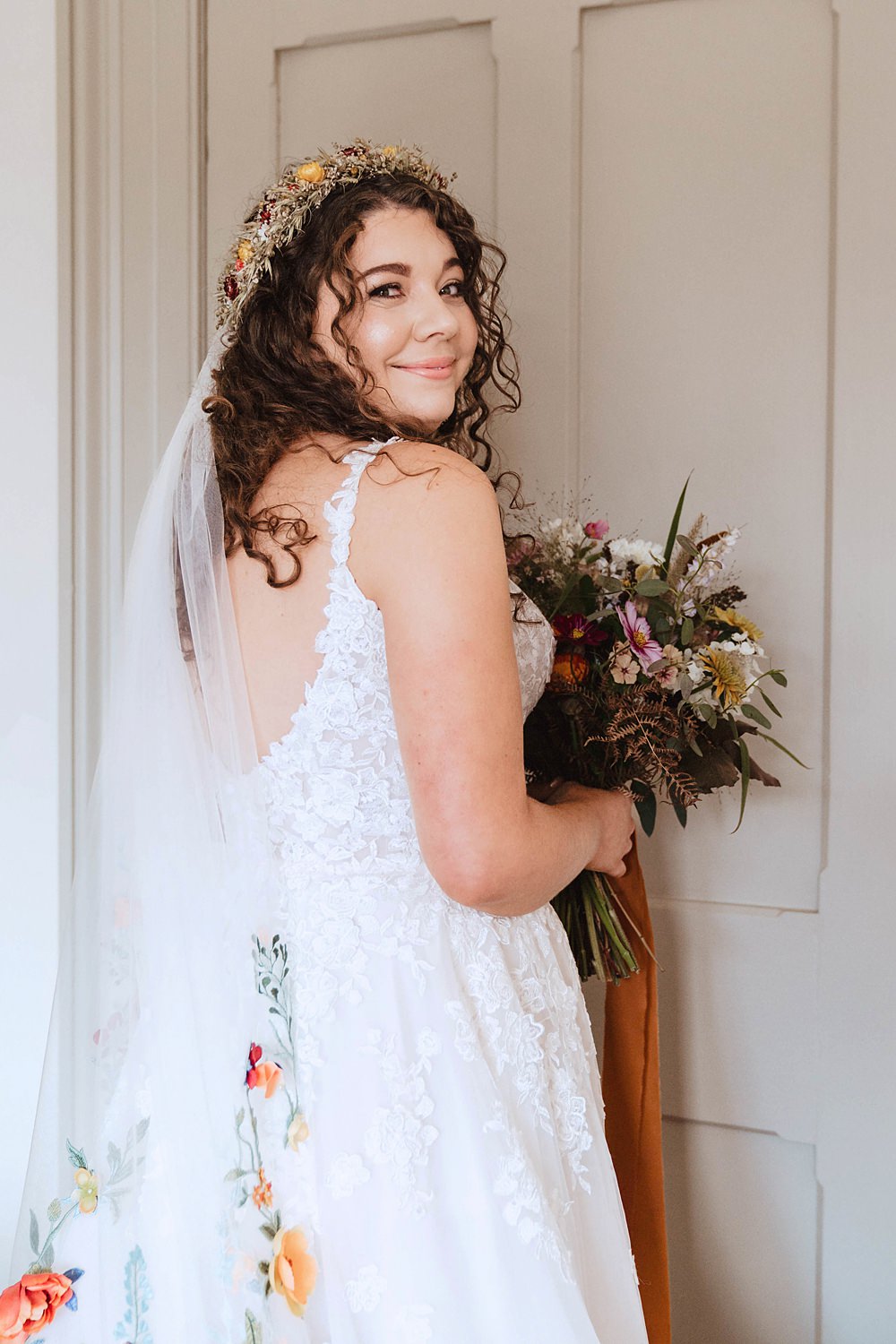 Safari Tent Wedding Indie Love Photography Lace Gown Dress Bride Floral Veil Flower Crown
