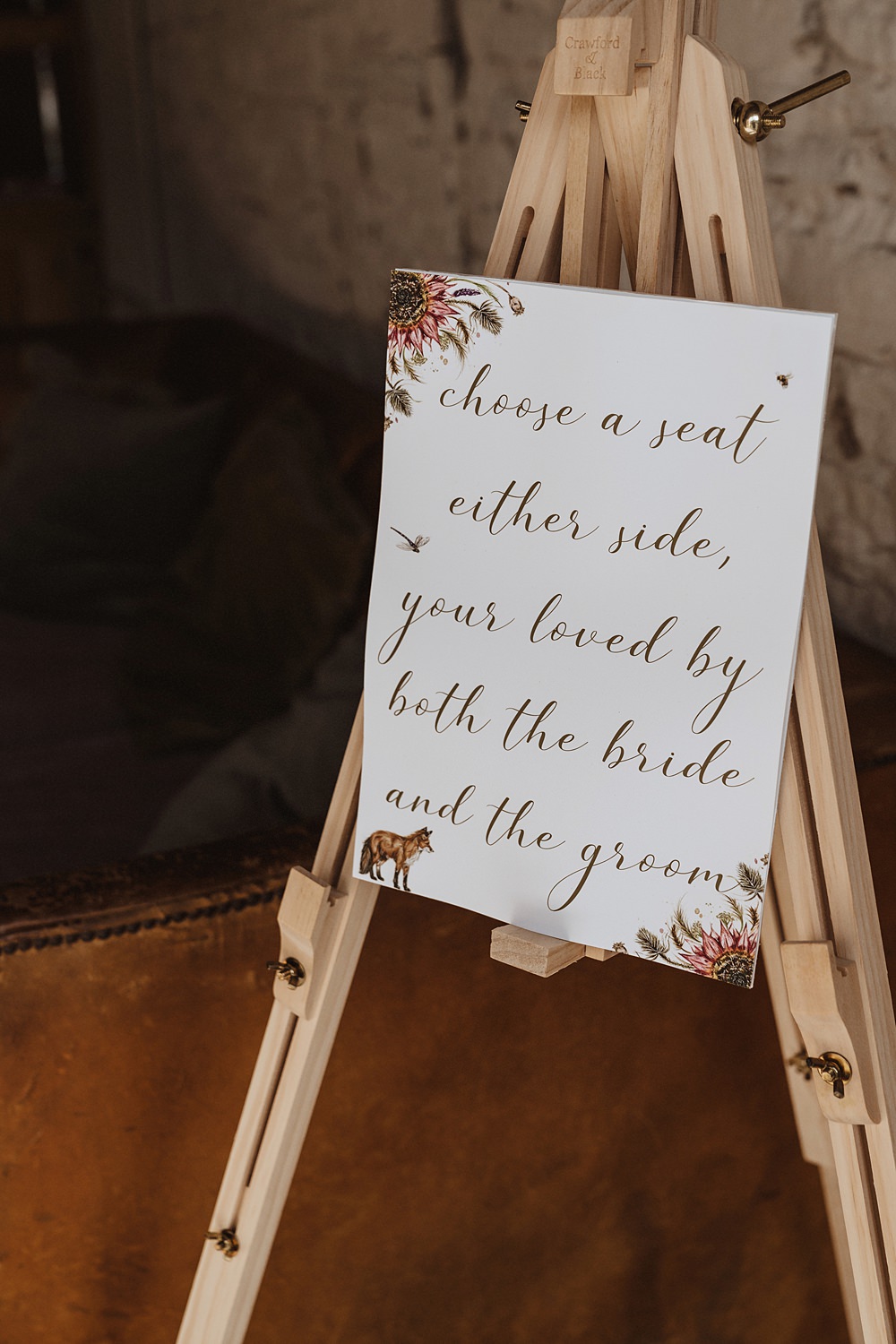 Safari Tent Wedding Indie Love Photography Welcome Sign