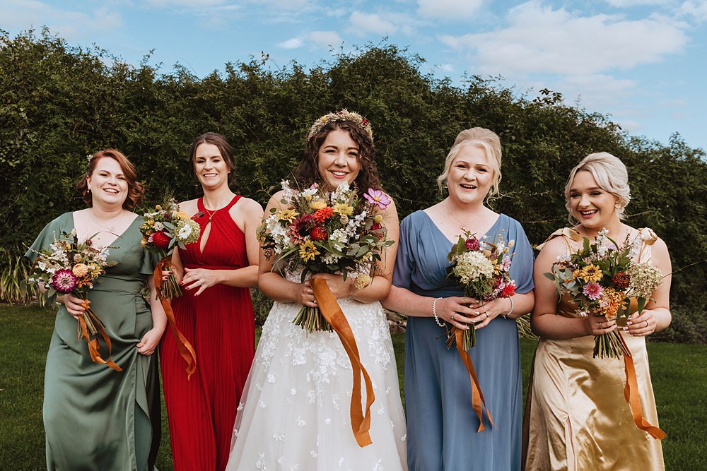 Safari Tent Wedding Indie Love Photography Mismatched Bridesmaid Dresses