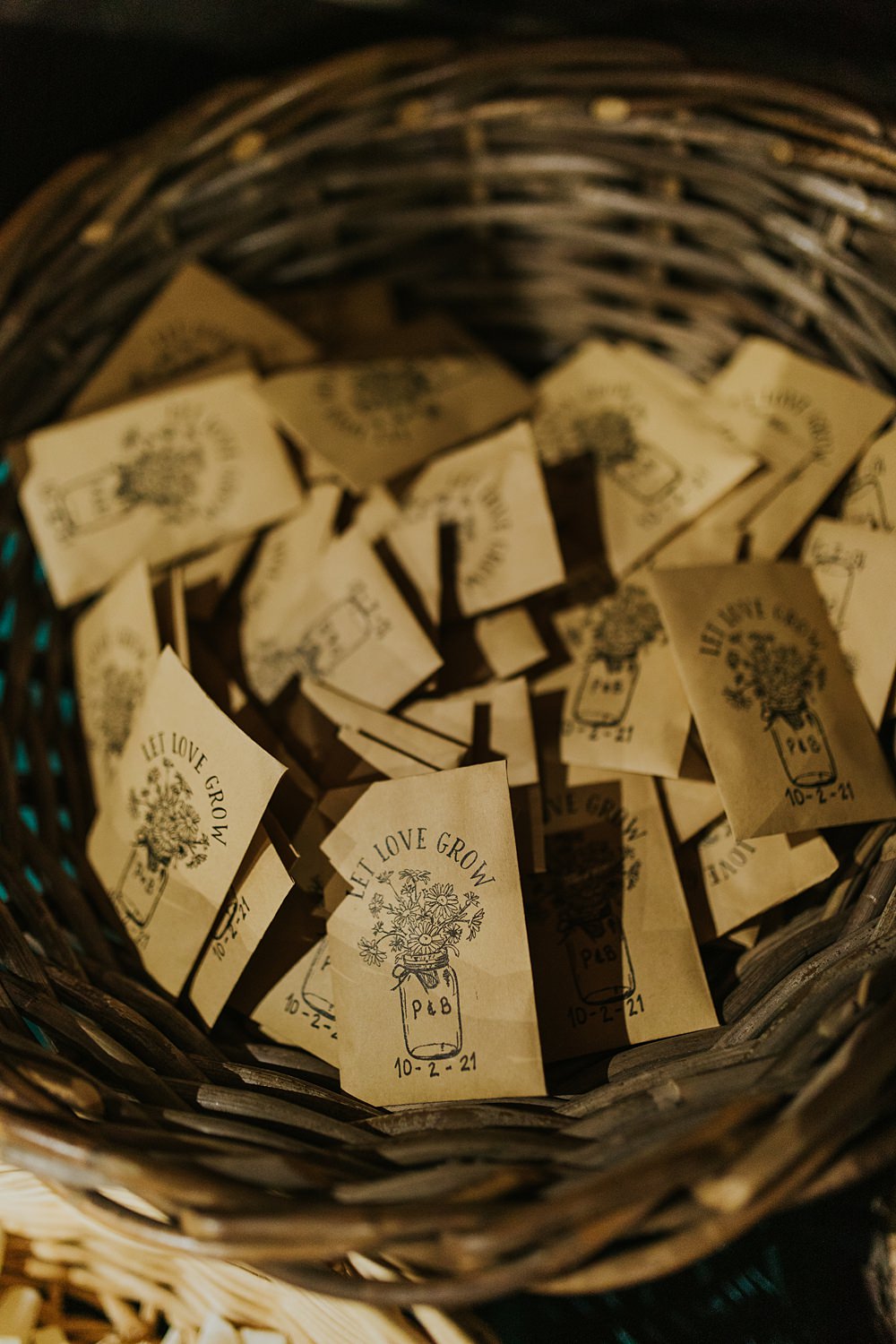 Scout Camp Wedding Rachael Marie Photography Seed Favours