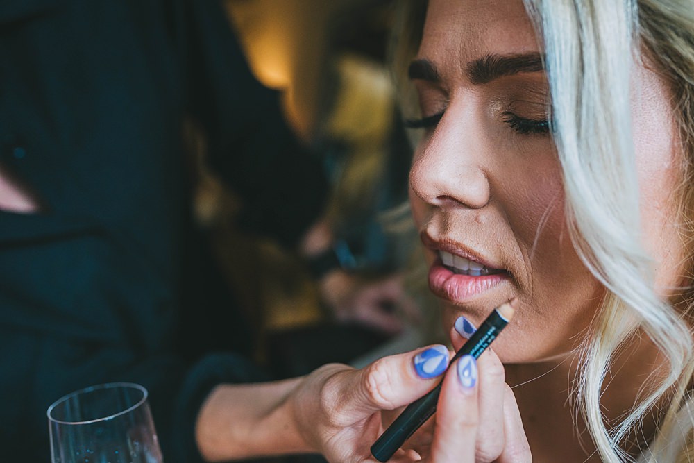 South Yorkshire Farm Wedding Amy Jordison Photography Bride Makeup
