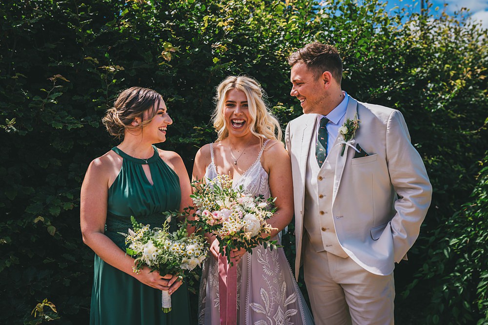 South Yorkshire Farm Wedding Amy Jordison Photography Bridesmaid Bridesman