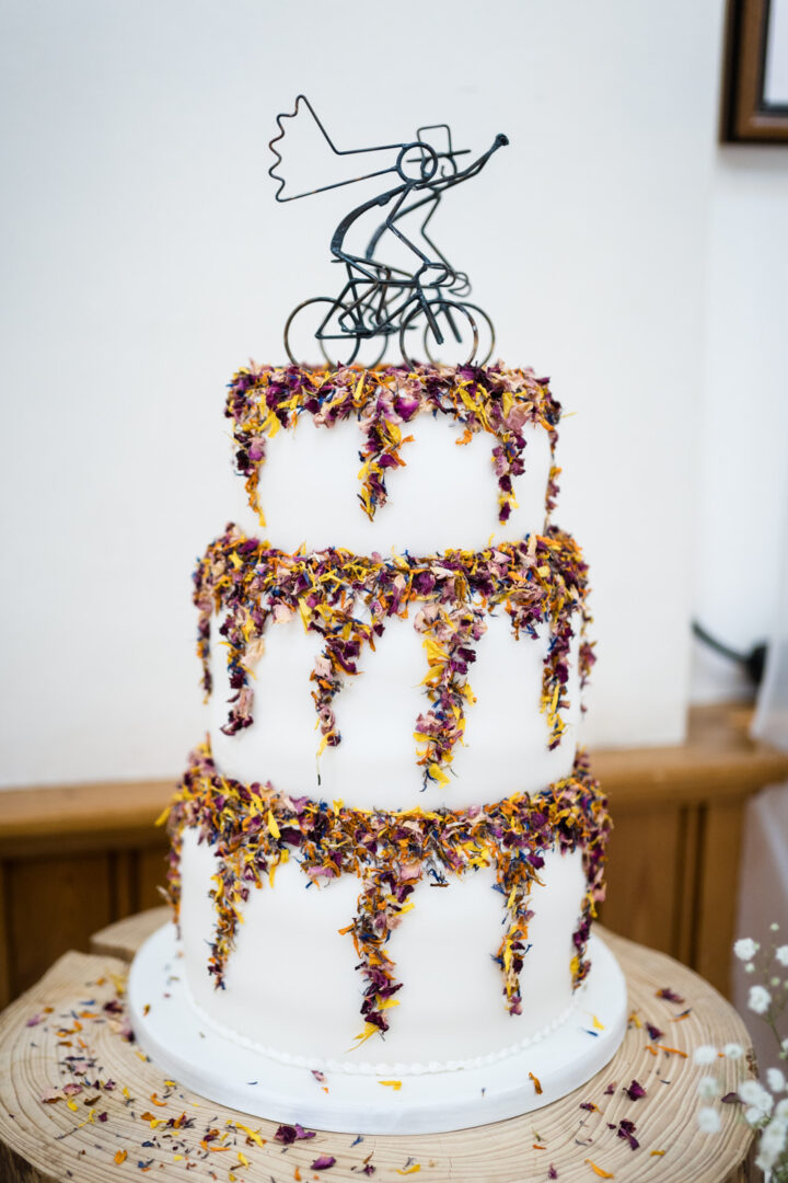 Wire Bicycle Wedding Cake Topper Lisa and Neil