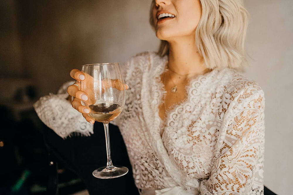 Akiin Tulum Wedding Beach Kape Photography Glass Bubbly Bride