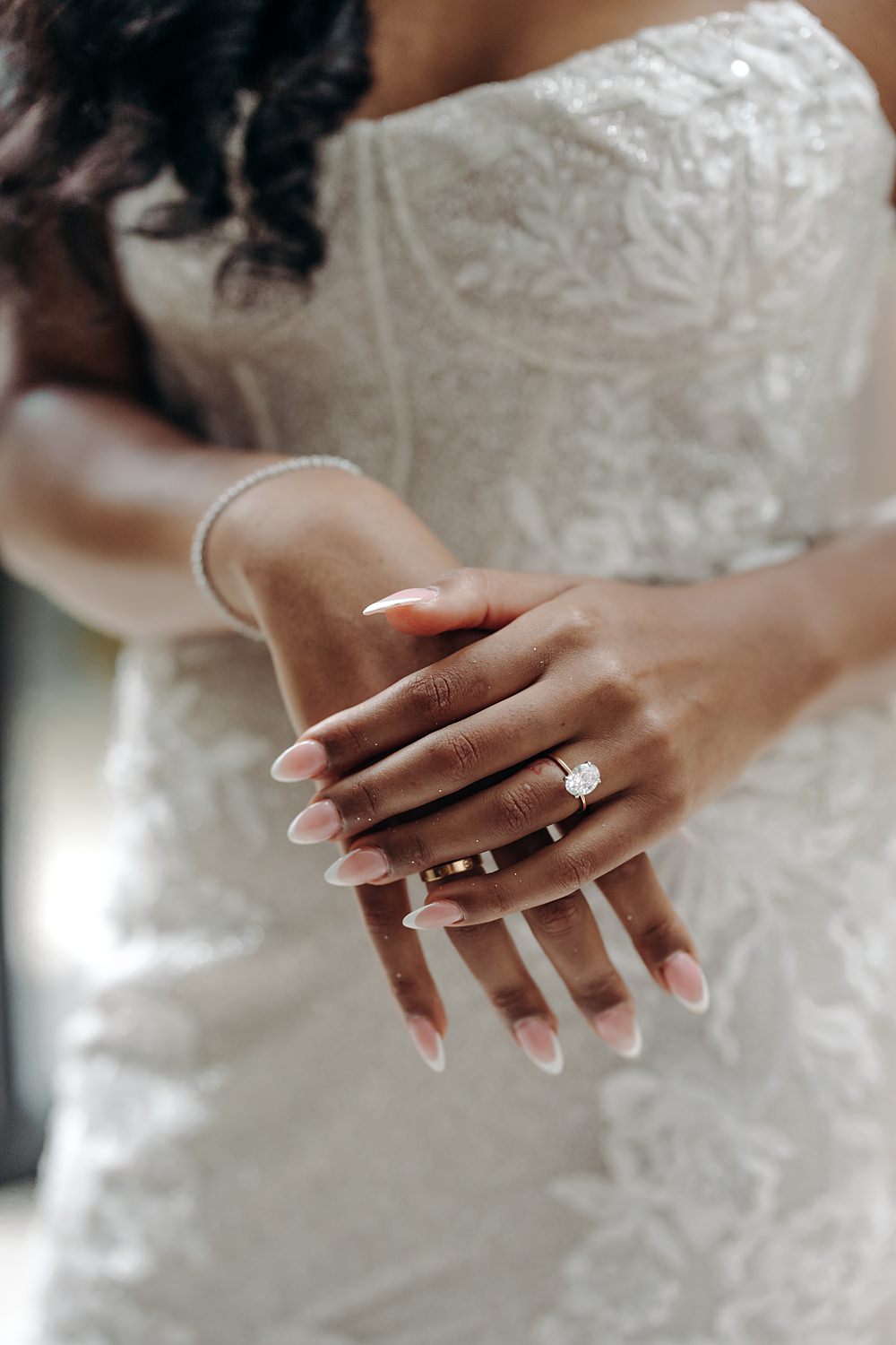 Aldea Ka'an Tulum Wedding Bamba Photography Bride Nails Engagement Ring Manicure