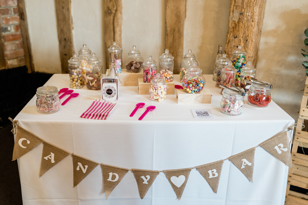 Blake Hall Wedding Gemma Giorgio Photography Sweet Table Jars