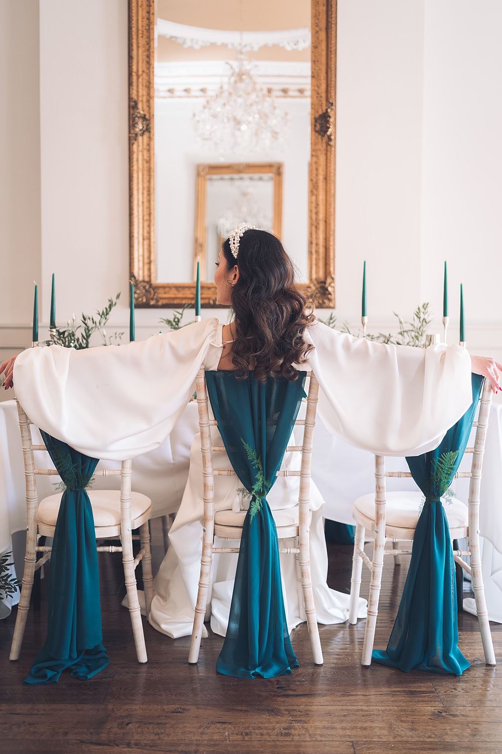 Bourton Hall Wedding Ellie Mac Photography Chair Sashes