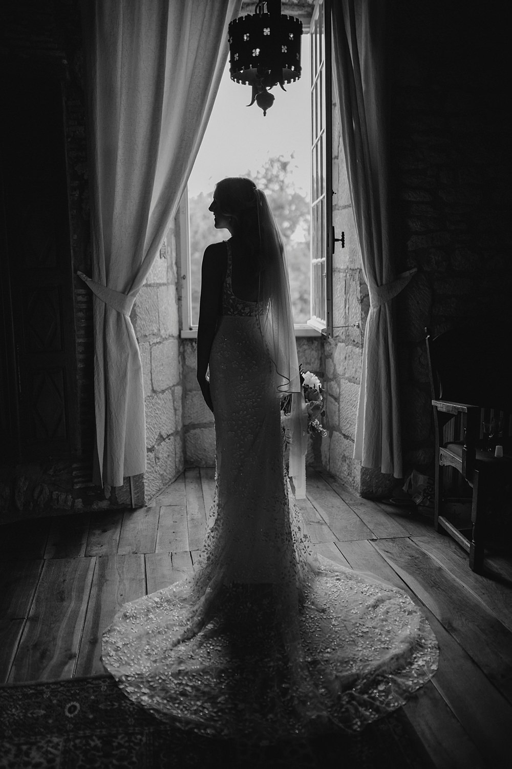 Chateau Barayre Wedding Grace Pham Photography Made With Love Bridal Gown Train Veil