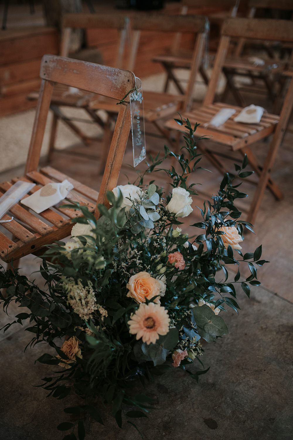 Chateau Barayre Wedding Grace Pham Photography Aisle Ceremony Flowers Chair Arrangement