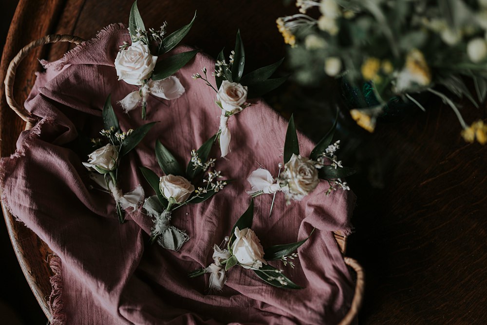 Chateau Barayre Wedding Grace Pham Photography Rose Buttonhole Flowers