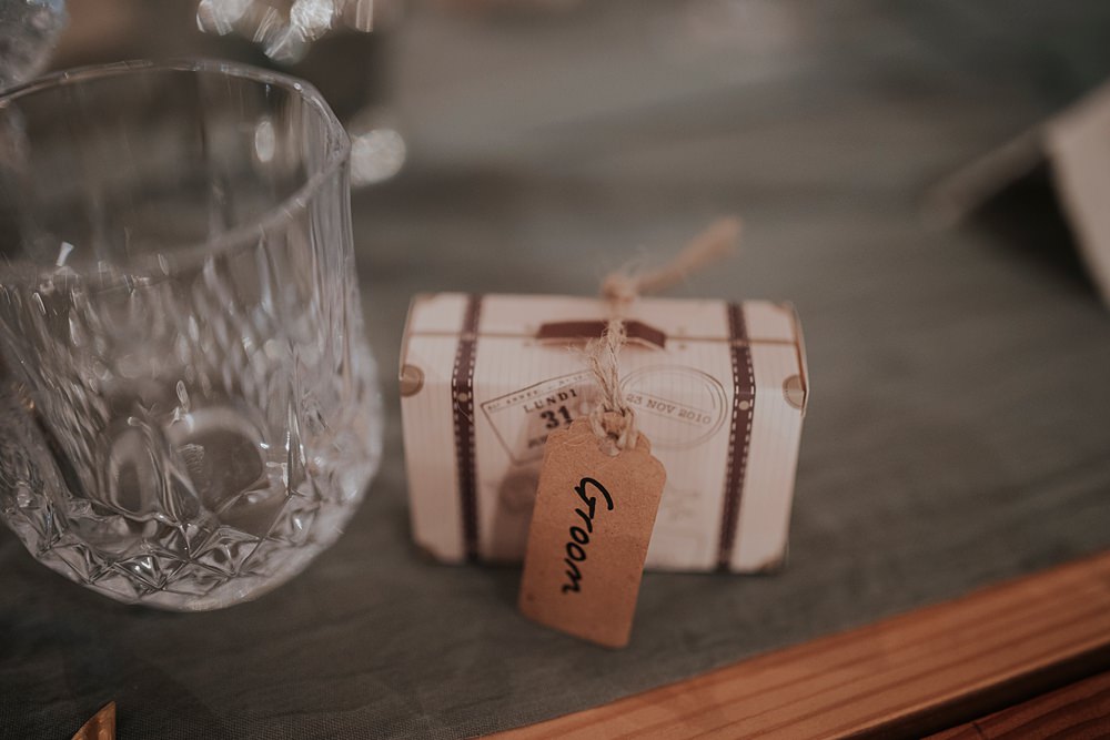 Chateau Barayre Wedding Grace Pham Photography Favour Box Suitcase