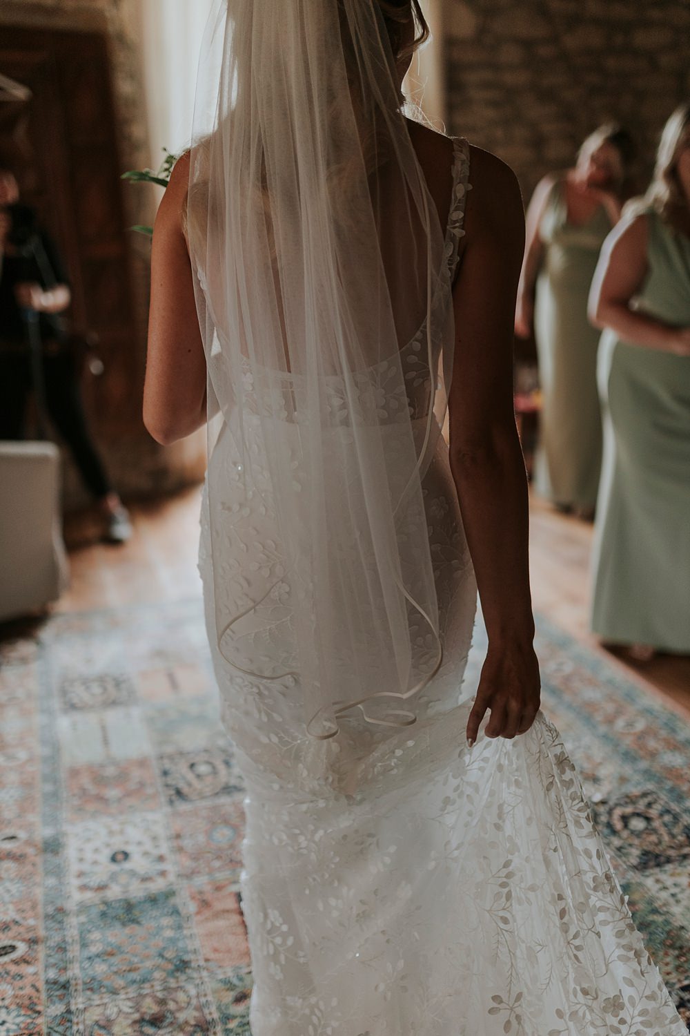 Chateau Barayre Wedding Grace Pham Photography Made With Love Bridal Gown Train Veil