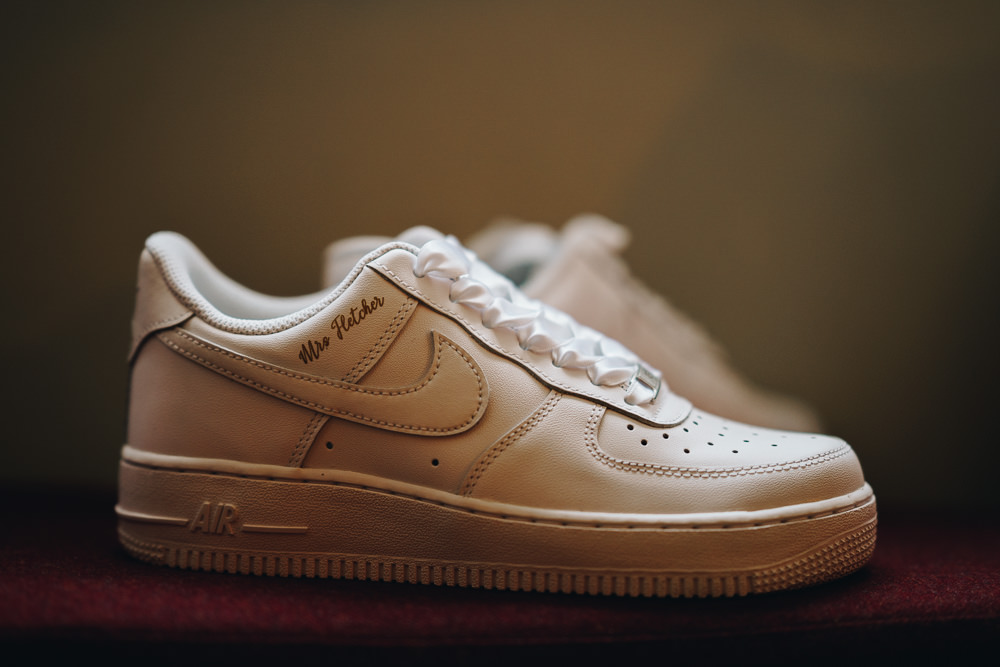 Custom Bridal Sneakers Nike Name Winnington & Coe