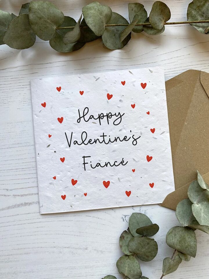 Happy Valentine's Fiance Card Idea
