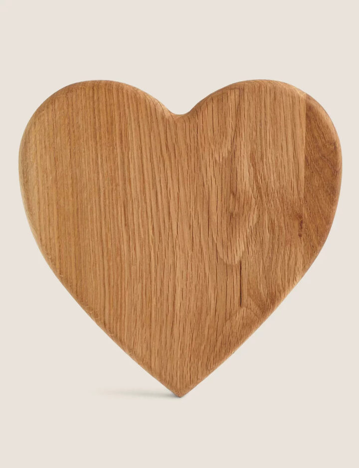 Heart Chopping Board Valentine's Gift Fiance Idea