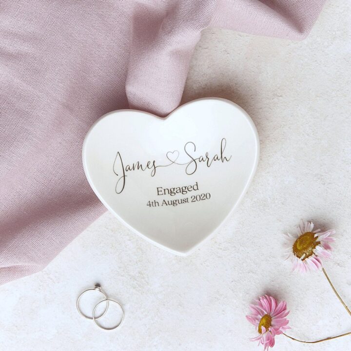 Heart Ring Dish Valentine's Gift Her