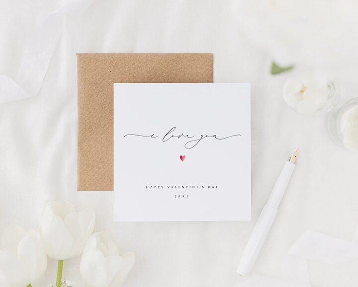 I love You Finace Valentine's Card